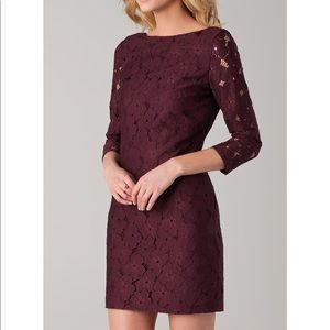 DVF Sarita Flower lace Dress